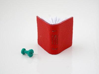 DIY Mini Book With Long Stitch Binding | How to Make a Tiny Bound Book