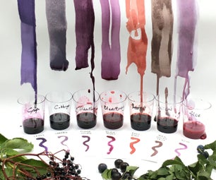 Home Made Ink From Nature: Perfect Purples