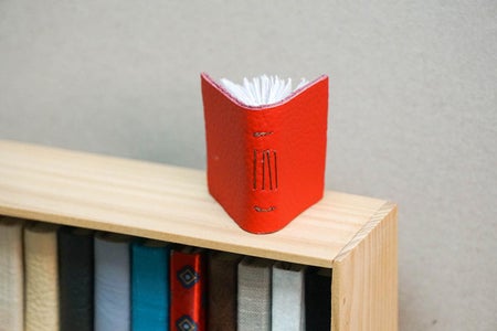 DIY Mini Book With Long Stitch Binding | How to Make a Tiny Bound Book