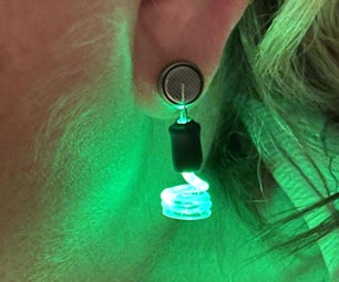 Super Simple LED Earrings (No Soldering)