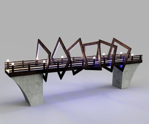 Futuristic Neon Light Bridge With Fusion 360 | Make It Bridge