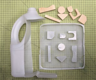 Milk Jug Vacuum Forming - Recycled HPDE Plastic