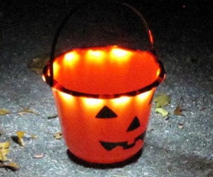Be Safe With Trick-or-Treat Bucket Light