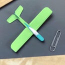 Micro Trainer Airplane Made of Card Stock