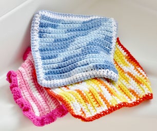 Easy Crochet Dishcloth / Washcloth