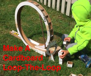 DIY Cardboard Loop-The-Loop - for Toy Cars
