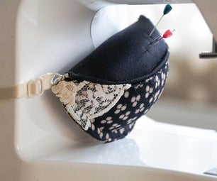 How to Make a Pincushion From a Bra! | DIY Sewing Machine Pin Holder