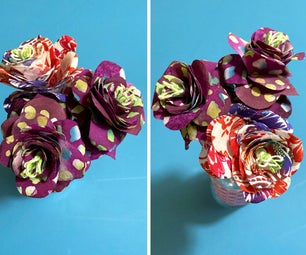 Bouquet of Fabric Flowers