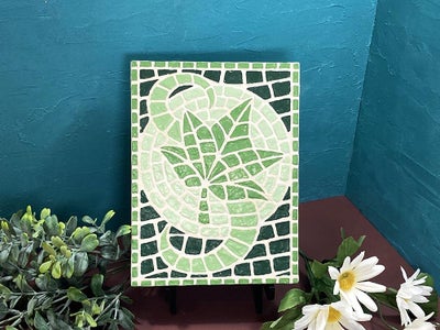Put Your Faux Leaf Mosaic on Display