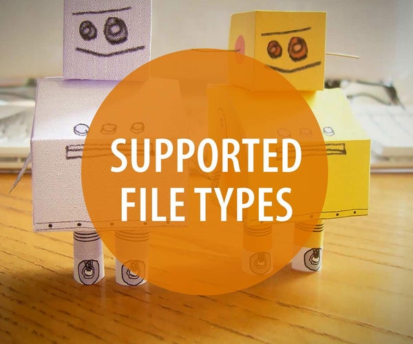 Supported File Extensions