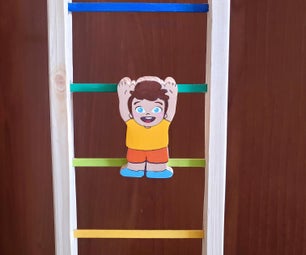 Tumble Down the Ladder Wooden Toy