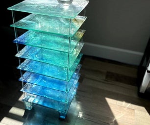 Wave Layered End Table