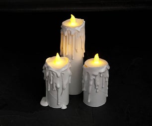 3 X Hot Glue DIYs for Halloween | Faux Antique Candles, Blood Choker & Spooky Spiders