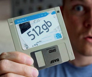 The 512GB Floppy Disk - Micro SD Storage
