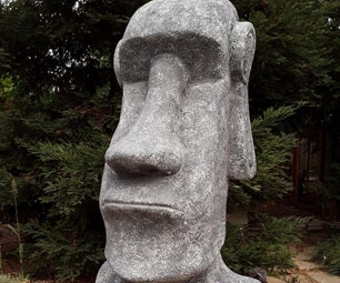 Moai From Recycled Foam