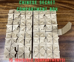 Chinese SECRET COMPARTMENT Box With 15 Hidden Compartments (and Personalization)