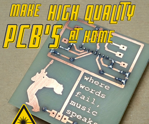 Create High Quality PCB's at Home With Cheap Laser Module